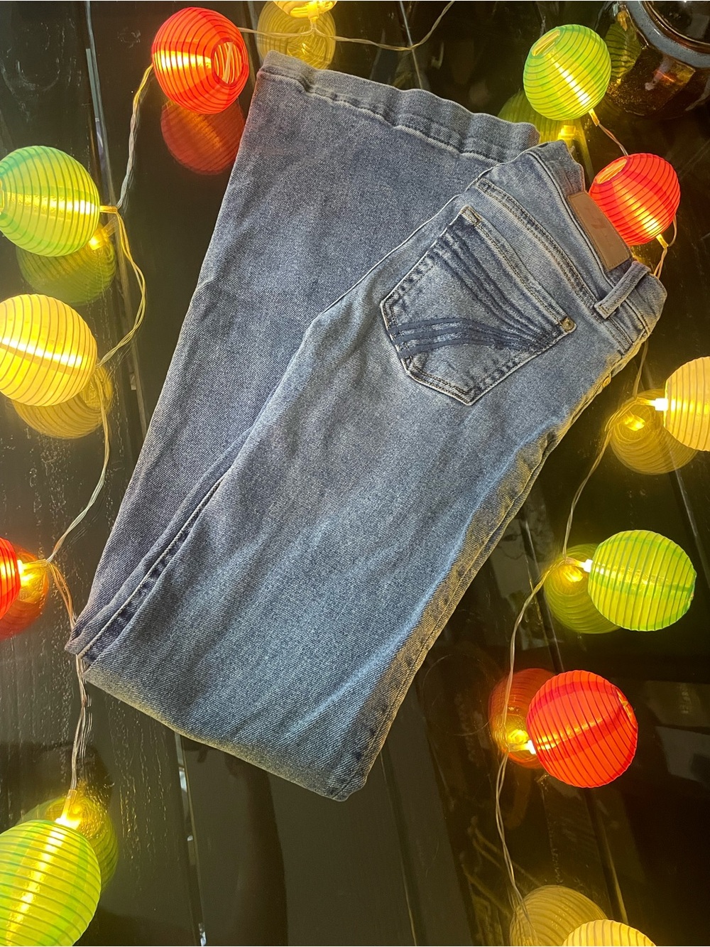 7 For All Mankind Women's Medium Blue Bootcut Jeans